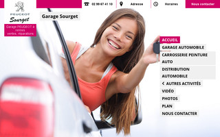 sourget-peugeot.fr website preview