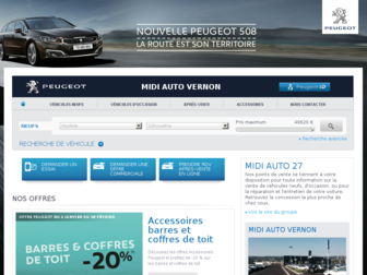 midiautovernon.peugeot.fr website preview