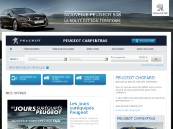 peugeot-carpentras.fr website preview