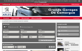 peugeot-arles.com website preview