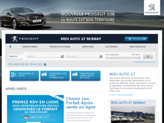 midiautobernay.peugeot.fr website preview