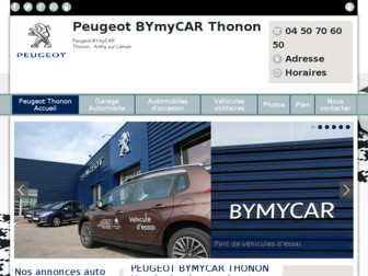 peugeot-thonon.com website preview