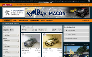 nomblotmacon-peugeot.com website preview