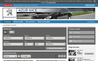 peugeotazur.com website preview