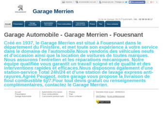 garage-merrien-fouesnant.fr website preview