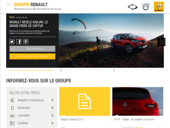 group.renault.com website preview