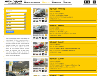 auto-losange.com website preview