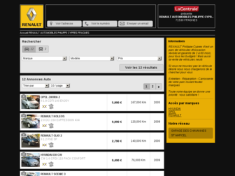 automobilesphilippecypres.com website preview