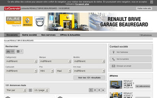 renaultoccasionsbrive.com website preview