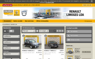 renaultoccasionslimoges.com website preview