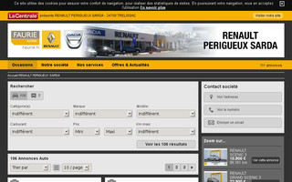 renaultoccasionstrelissac.com website preview