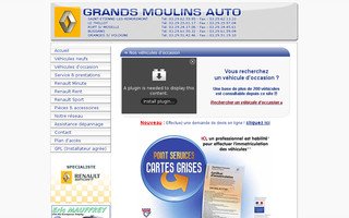 grandmoulins-autos.com website preview