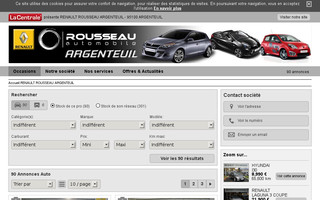 renault-occasion-rousseau-argenteuil.com website preview