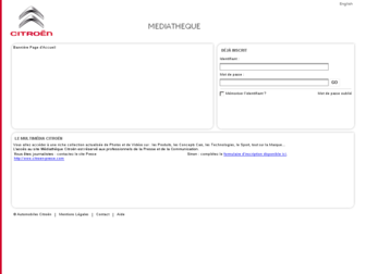 mediatheque.citroen.com website preview