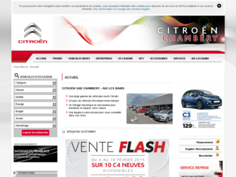 citroen-chambery.com website preview