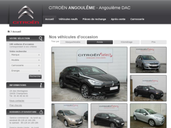 citroen-angouleme.fr website preview