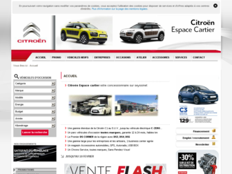 citroen-espacecartier.com website preview