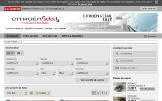 citroen-nordoccasions.com website preview