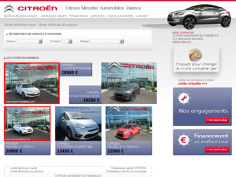 citroen-valence.com website preview