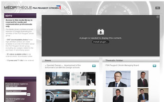 mediatheque.psa.fr website preview