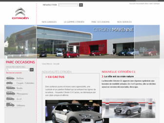 citroen-mayenne.fr website preview