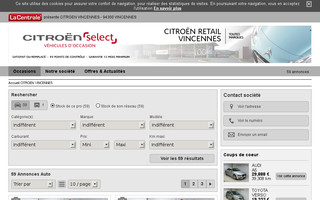 citroenvincennes.com website preview