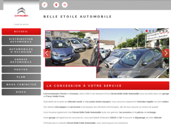 belleetoileautomobile.fr website preview