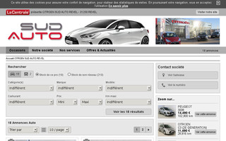 citroen-sudautooccasions-revel.com website preview