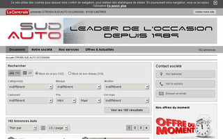 citroen-sudautooccasions-castres.com website preview