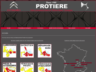 citroen-protiere.fr website preview