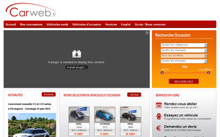 carweb.fr website preview