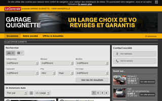 renault-quignette-occasions.com website preview