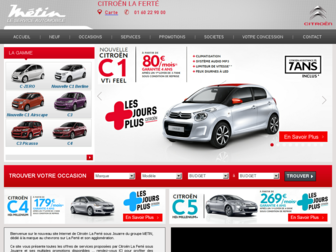 citroen-laferte.fr website preview