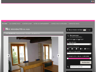 agimmobilier38.fr website preview