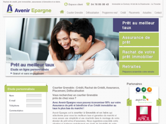 avenir-epargne.fr website preview