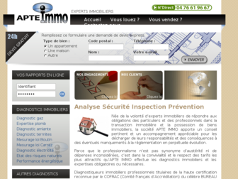 apteimmo.fr website preview
