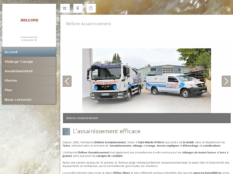 bellone-assainissement.fr website preview