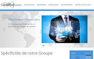 continental-finance.fr website preview