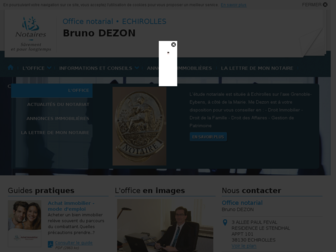 dezon-echirolles.notaires.fr website preview