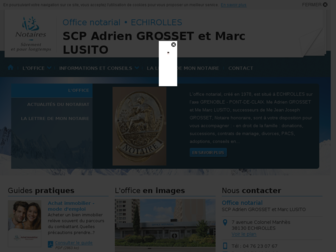 grosset-lusito-echirolles.notaires.fr website preview