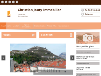 immobilier-gieres.fr website preview