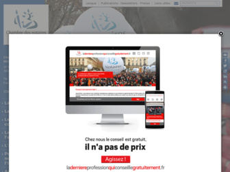 chambre-38.notaires.fr website preview