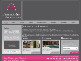 immobilierdesfontaines.fr website preview