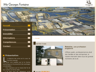 fontaine-guerande.notaires.fr website preview