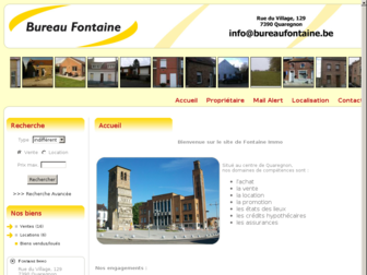 fontaineimmo.be website preview