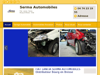 serma-automobiles-bourg.fr website preview