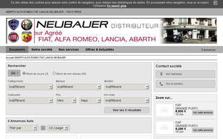 fiat-abarth-alfaromeo-lancia-neubauer.com website preview