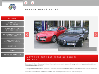 masce-andre.com website preview