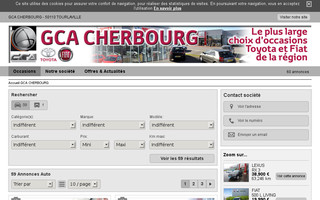 toyota-fiat-occasion-gca-cherbourg.com website preview