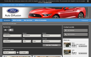 fordautodiffusion.com website preview